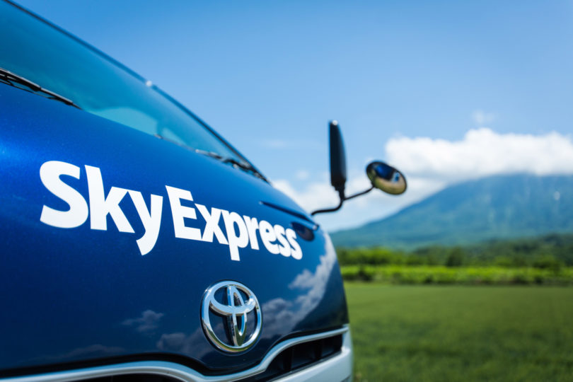 Sky Express Hi Ace Mt Yotei Summer Close Up Yasuyuki Shimanuki